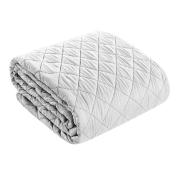 Cuvertura de Pat decorativa, Eurofirany, 220x240, ALARA-3, Alb Cuvertura de Pat decorativa, Eurofirany, 220x240, ALARA-3, Alb