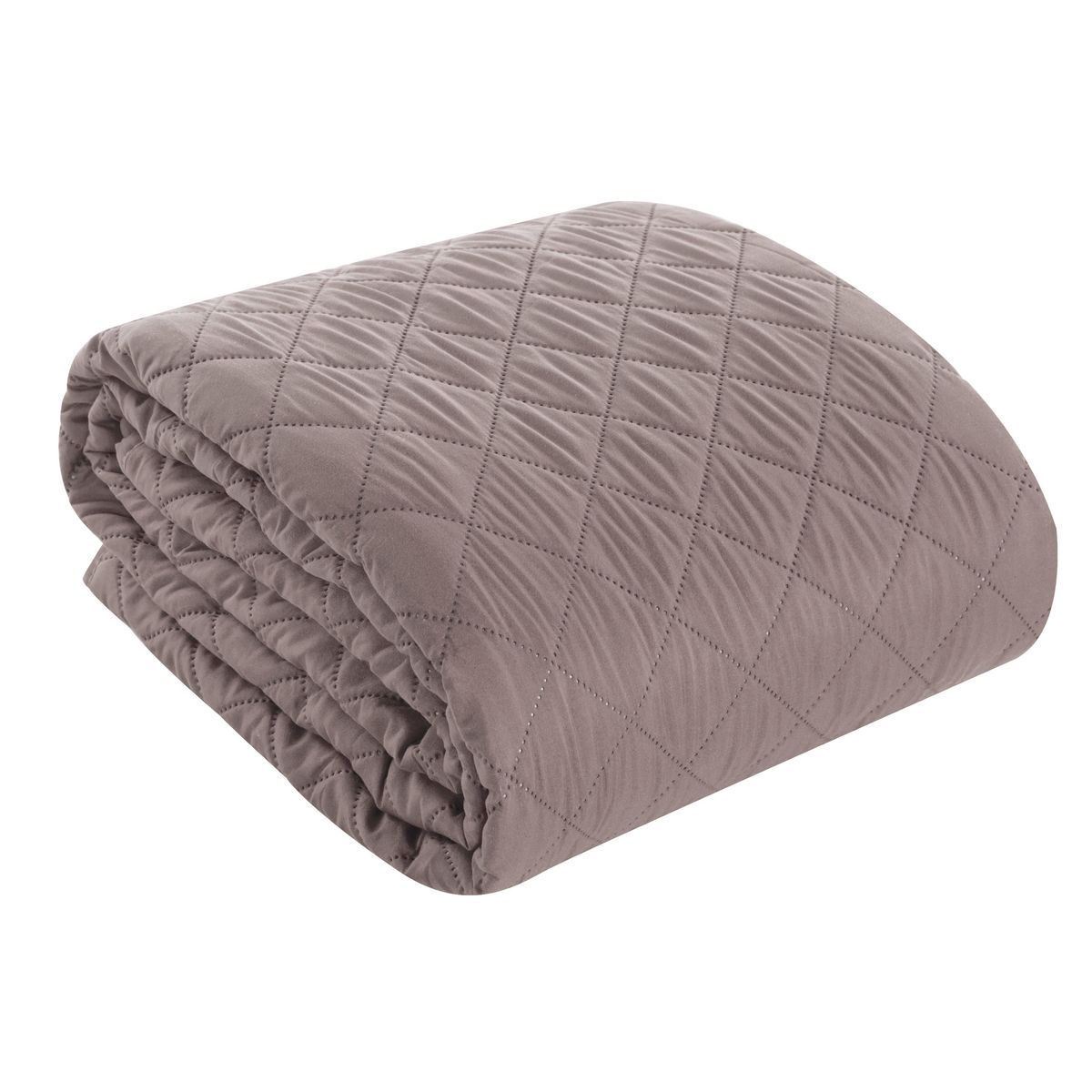 Cuvertura de Pat decorativa, Eurofirany, 170x210, ALARA-3, Roz inchis