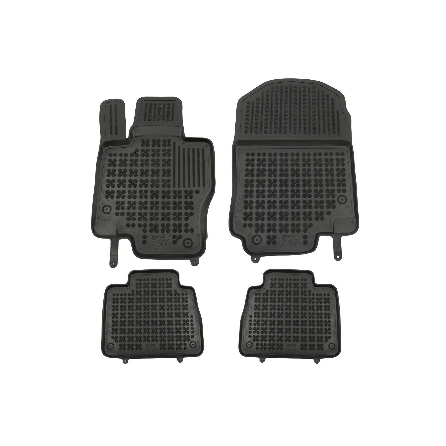 Set 4 Covorase Presuri Auto din cauciuc compatibil cu Mercedes GLE II W167 (2019-Up) (201726)