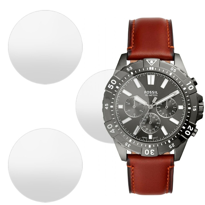 3 db SILKASE matt fólia készlet Fossil FS5770-hez, szilikon, megújuló, teljes kijelzős