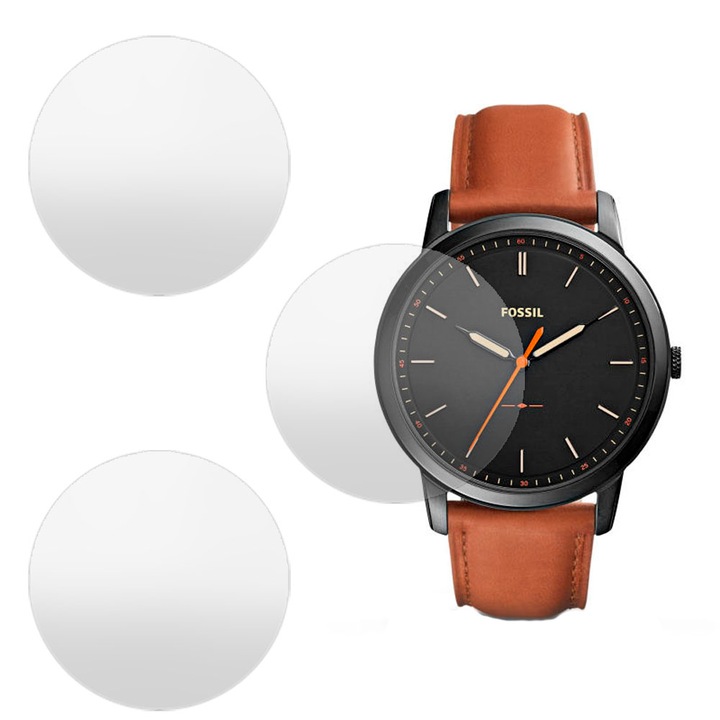 3 db SILKASE matt fólia készlet Fossil FS5305-höz, szilikon, megújuló, teljes kijelzős