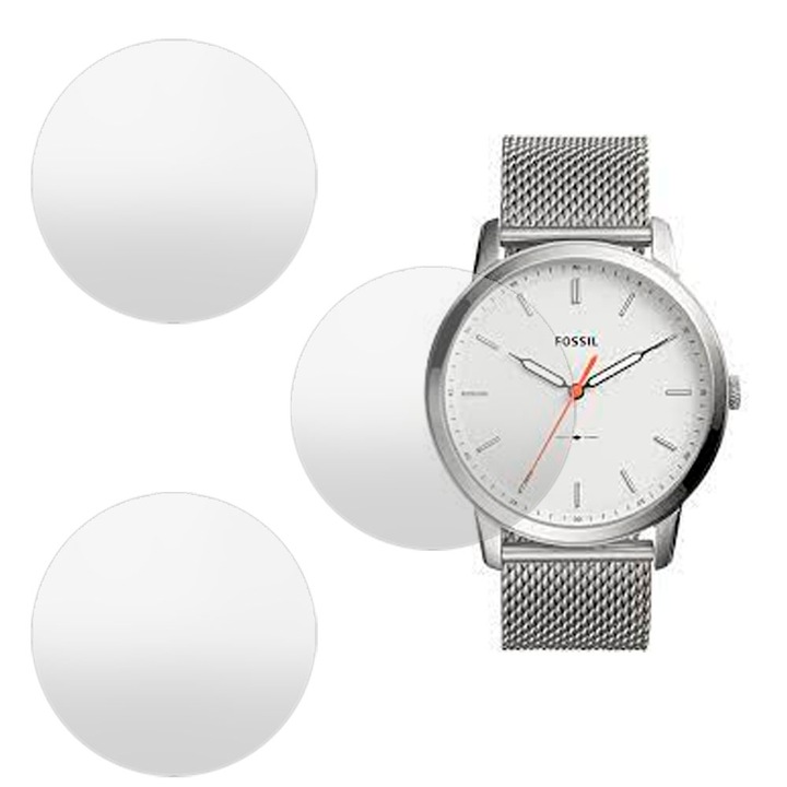 3 db SILKASE matt fólia készlet Fossil FS5359-hez, szilikon, megújuló, teljes kijelzős