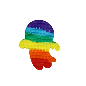 Jucarie antistres din silicon Flippy, Pop it Now and Flip It , 30x24 cm, Fantoma ,Multicolor Jucarie antistres din silicon Flippy, Pop it Now and Flip It , 30x24 cm, Fantoma ,Multicolor