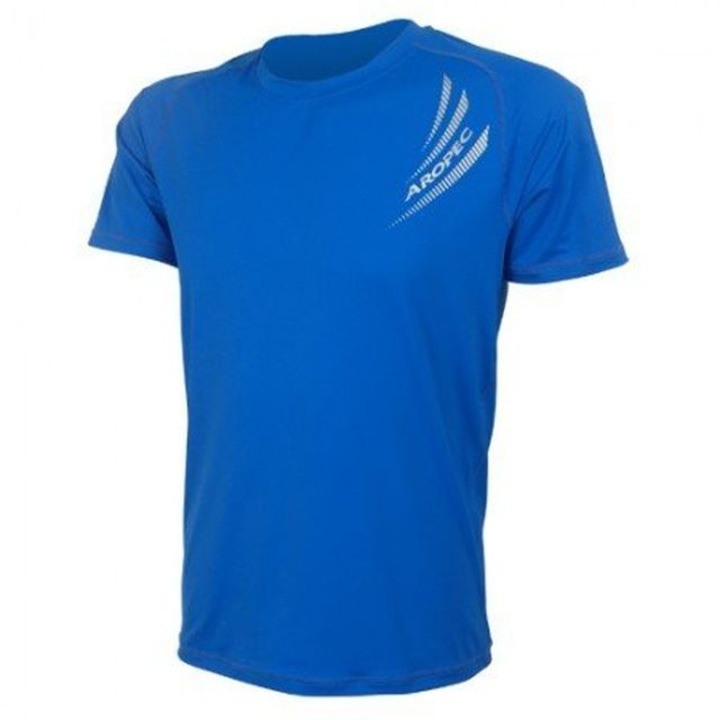 Мъжка тениска Aropec Coolstar BU, Бързосъхнеща, UV защита, Синя, L