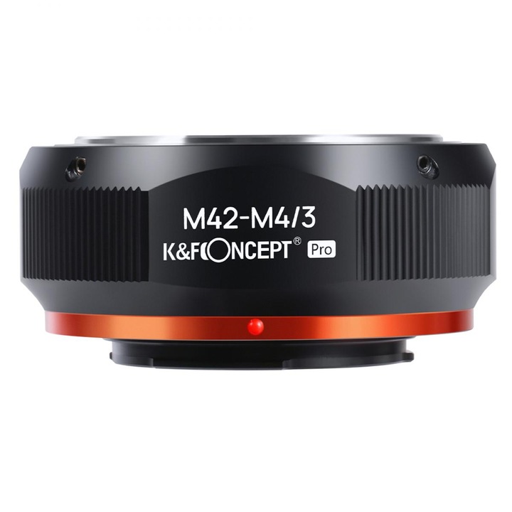 Адаптер за монтаж K&F Concept M10125 M42-M4/3 PRO от M42 към Micro 4/3 (MFT) KF06.441