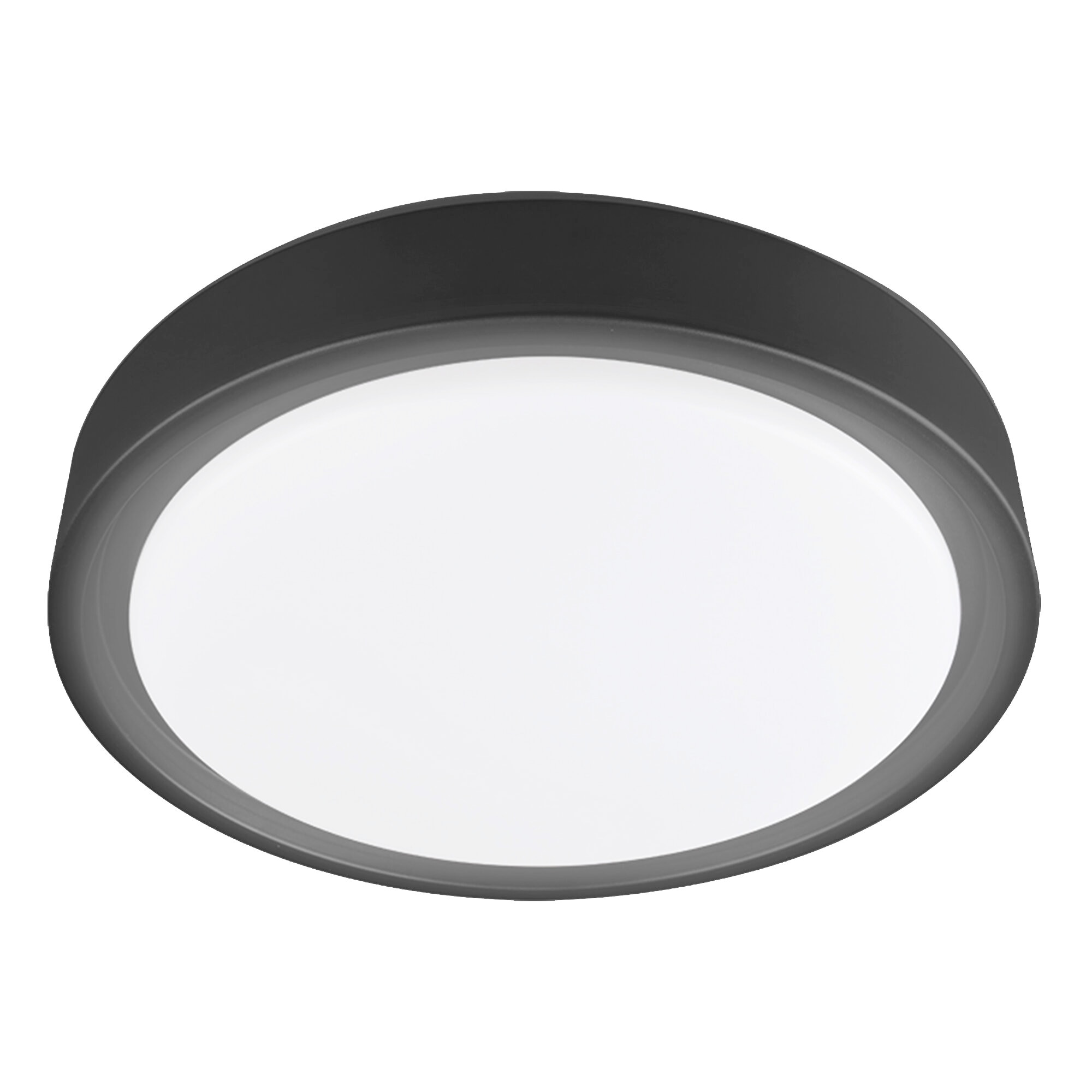 Plafoniera interior Foster, LED 28W, Negru/Alb