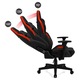 Гейминг столове SENSE7 Sentinel, еко кожа,150kg, черно/червен