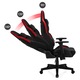 Гейминг столове SENSE7 Sentinel, Материал,150kg, черно/червен