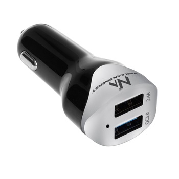 Incarcator auto 2 x USB, Maclean MCE157, negru Incarcator auto 2 x USB, Maclean MCE157, negru