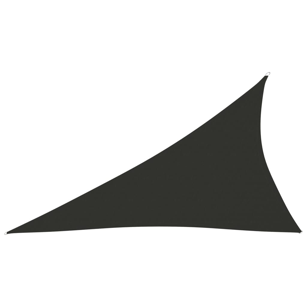 Copertina panza de parasolar in forma triunghiulara vidaXL, Tesatura, 300 x 400 x 500 cm, Antracit