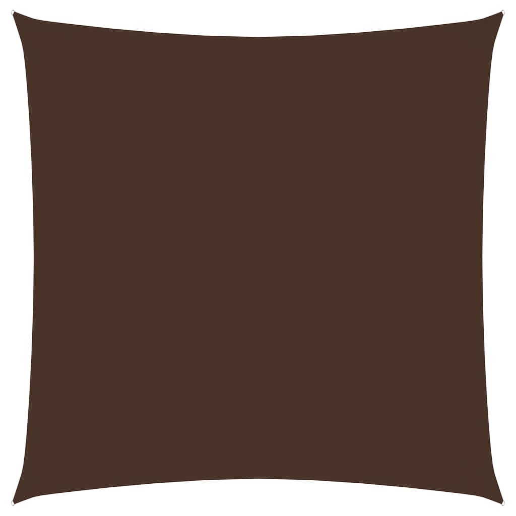 Copertina parasolar vidaXL, Tesatura oxford cu invelis din PU, 4 x 4 m, Maro