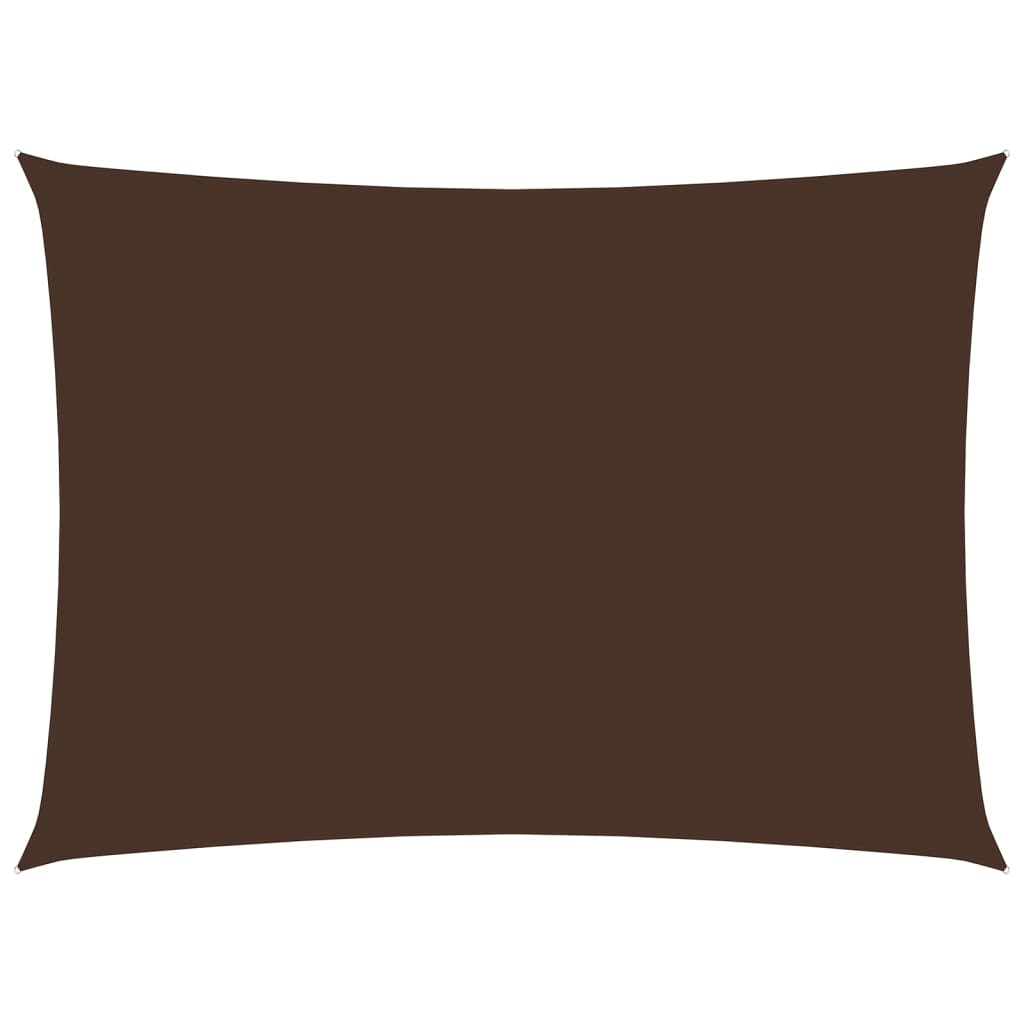 Copertina parasolar vidaXL, Tesatura oxford cu invelis din PU, 5 x 6 m, Maro