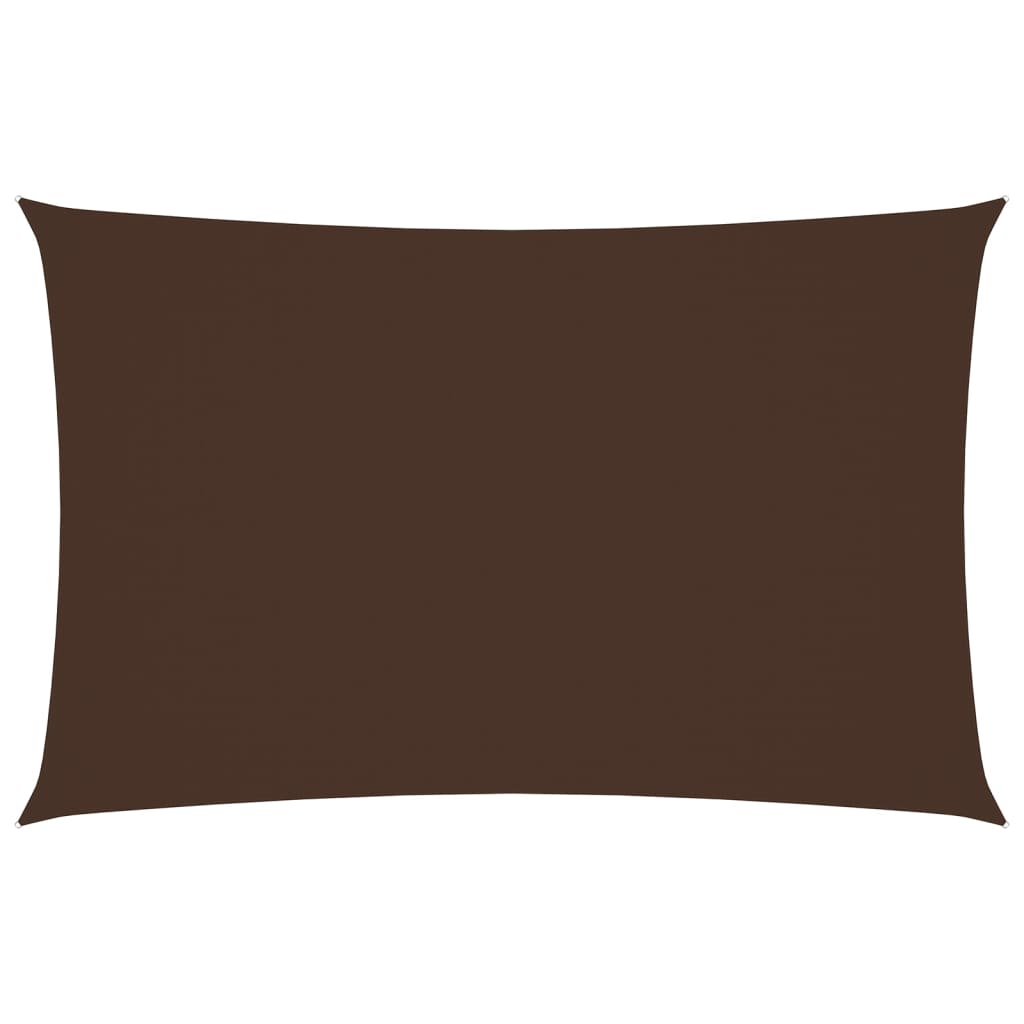 Copertina parasolar vidaXL, Tesatura oxford cu invelis din PU, 2,5 x 5 m, Maro