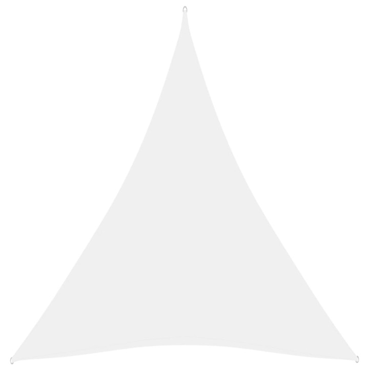 Платно-сенник vidaXL, Оксфорд плат, триъгълно, 4x5x5 м, бяло, 1.58 kg