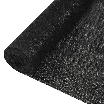 Plasa de protectie pentru intimitate cu densitate de 195 g/m² vidaXL, 1.8 x 25 m, Negru Plasa de protectie pentru intimitate cu densitate de 195 g/m² vidaXL, 1.8 x 25 m, Negru