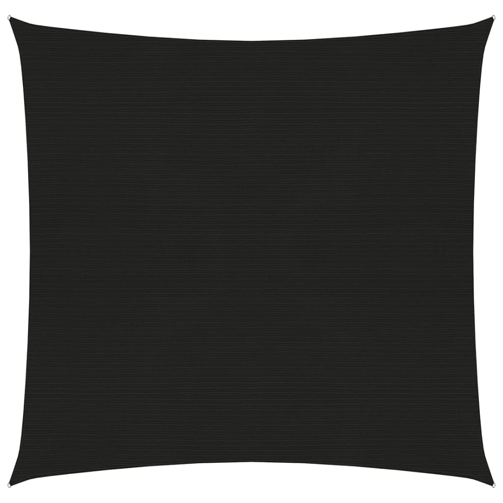 Copertina panza de parasolar patrata vidaXL, 400 x 400 cm, Negru