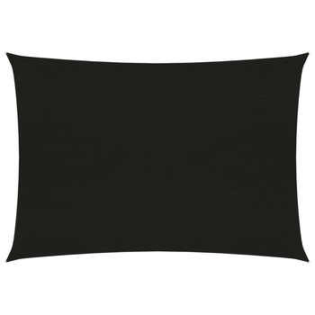 Panza de parasolar pentru exterior in forma dreptunghiulara vidaXL, Polietilena, 300 x 450 cm, Negru Panza de parasolar pentru exterior in forma dreptunghiulara vidaXL, Polietilena, 300 x 450 cm, Negru