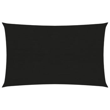 Panza de parasolar pentru exterior in forma dreptunghiulara vidaXL, Polietilena, 200 x 400 cm, Negru Panza de parasolar pentru exterior in forma dreptunghiulara vidaXL, Polietilena, 200 x 400 cm, Negru
