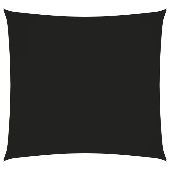 Copertina parasolar vidaXL, Tesatura oxford cu invelis din PU, 3,6 x 3,6 m, Negru