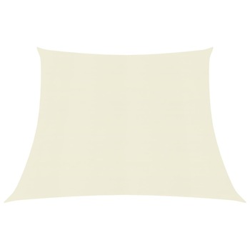 Panza de parasolar de exterior in forma de trapez vidaXL, Polietilena, 400/500 x 300 cm, Crem Panza de parasolar de exterior in forma de trapez vidaXL, Polietilena, 400/500 x 300 cm, Crem
