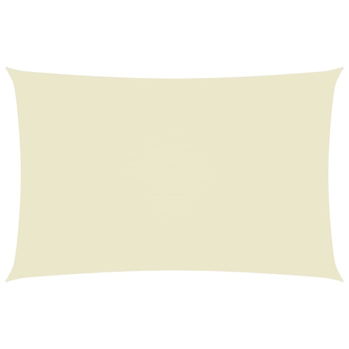 Copertina panza de parasolar vidaXL, Tesatura, 500 x 800 cm, Crem