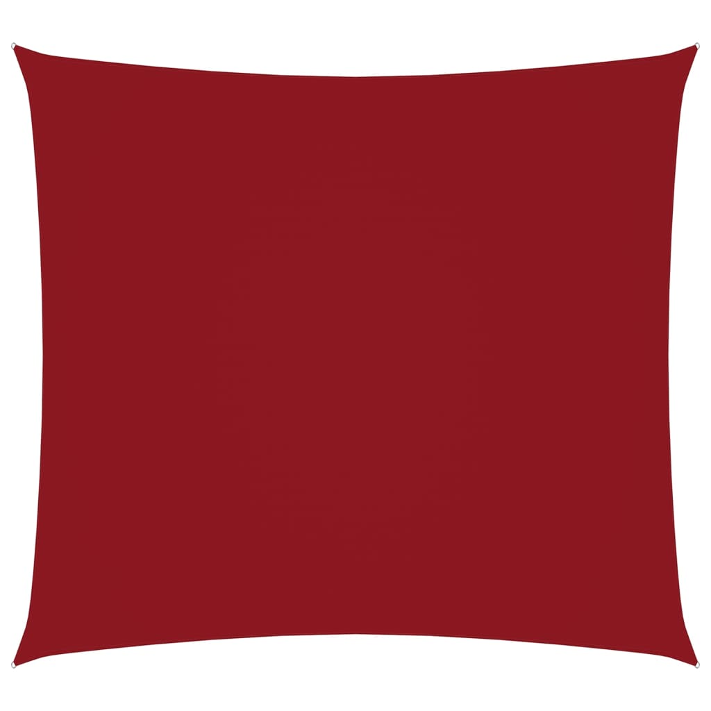 Copertina parasolar vidaXL, Tesatura oxford cu invelis din PU, 4,5 x 4,5 m, Rosu