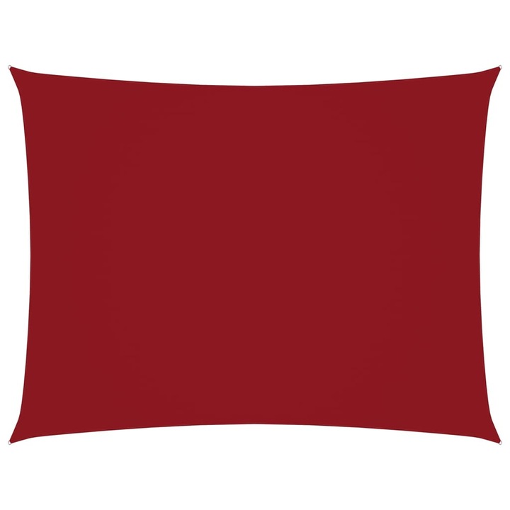 Платно-сенник VidaXL 135650, Оксфорд текстил, правоъгълно, 3x4 м, червено