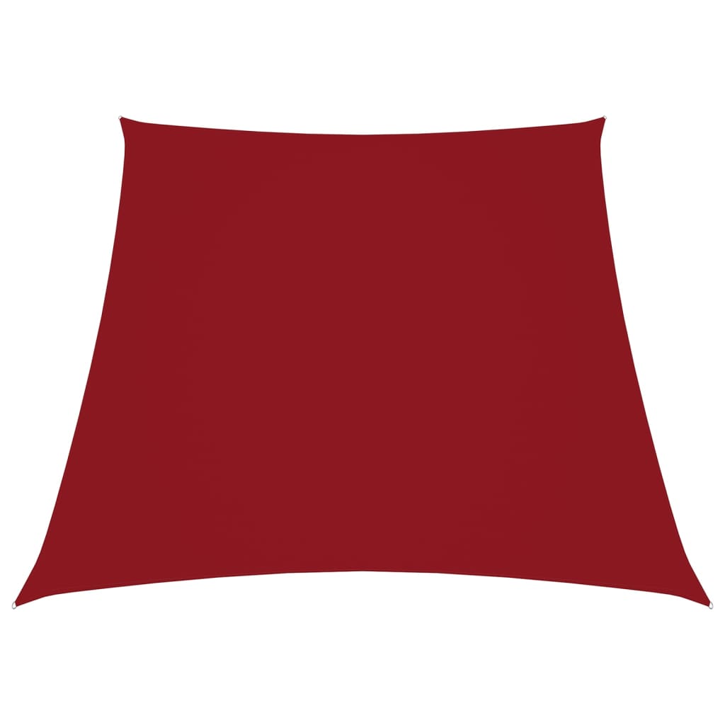 Copertina panza de parasolar in forma de trapez vidaXL, Tesatura, 500 x 300 cm, Rosu