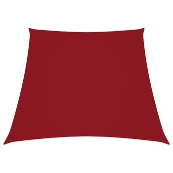 Copertina panza de parasolar in forma de trapez vidaXL, Tesatura, 500 x 300 cm, Rosu Copertina panza de parasolar in forma de trapez vidaXL, Tesatura, 500 x 300 cm, Rosu