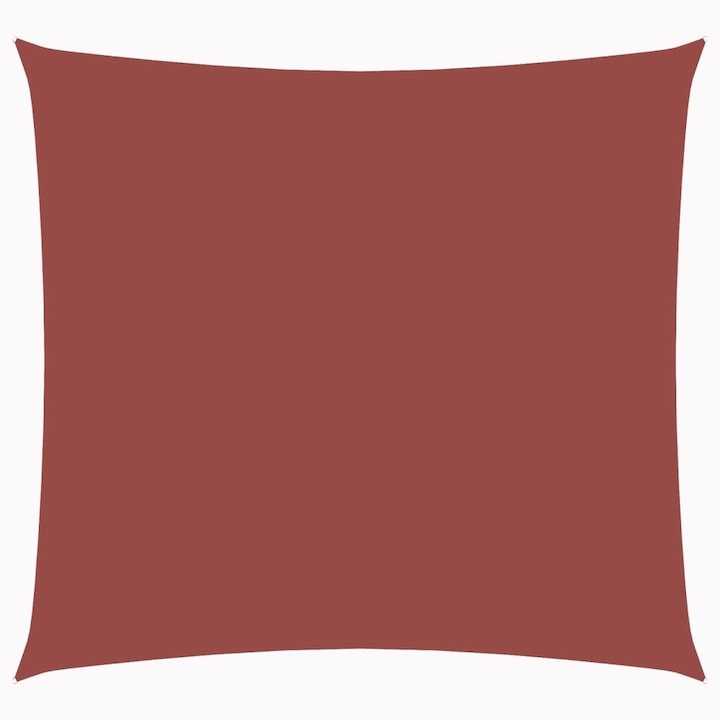 vidaXL terrakotta négyzet alakú oxford-szövet napvitorla 2,5 x 2,5 m 1.15 kg