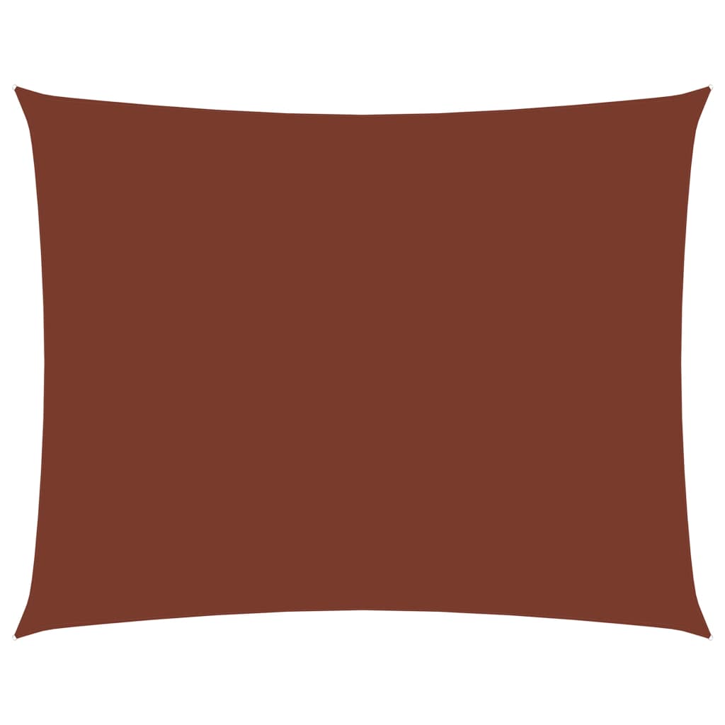 Copertina parasolar vidaXL, Tesatura oxford cu invelis din PU, 2 x 3,5 m, Portocaliu caramiziu