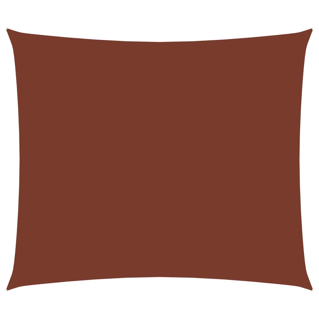 Copertina parasolar vidaXL, Tesatura oxford cu invelis din PU, 3,5 x 5 m, Portocaliu caramiziu