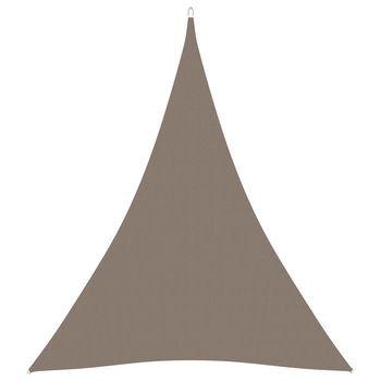 Copertina parasolar triunghiular vidaXL, Tesatura oxford cu invelis din PU, 5 x 6 x 6 m, Gri Taupe Copertina parasolar triunghiular vidaXL, Tesatura oxford cu invelis din PU, 5 x 6 x 6 m, Gri Taupe