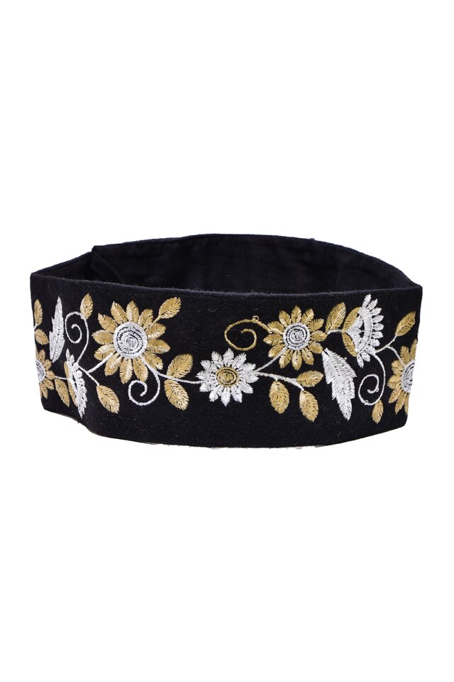 Curea tip brau 19B, Dacali, F2, negru/crem