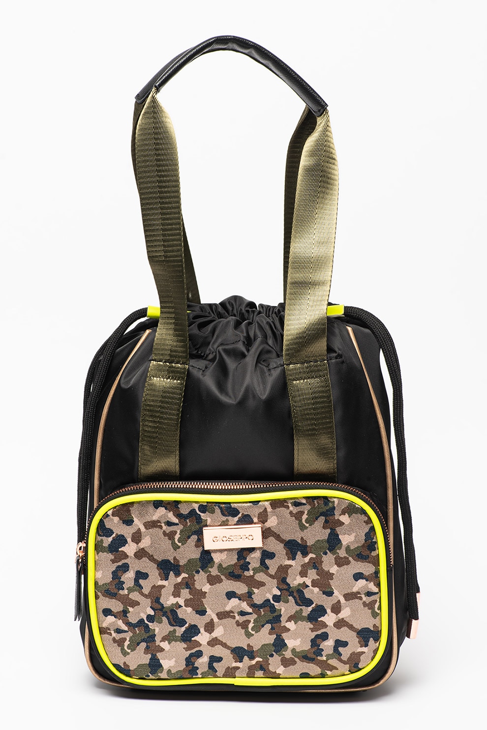 Gioseppo, Rucsac cu barete ajustabile Motala, Negru/Verde