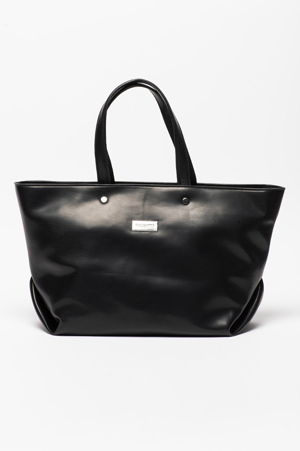 Gioseppo, Geanta shopper de piele ecologica Ekero, Negru