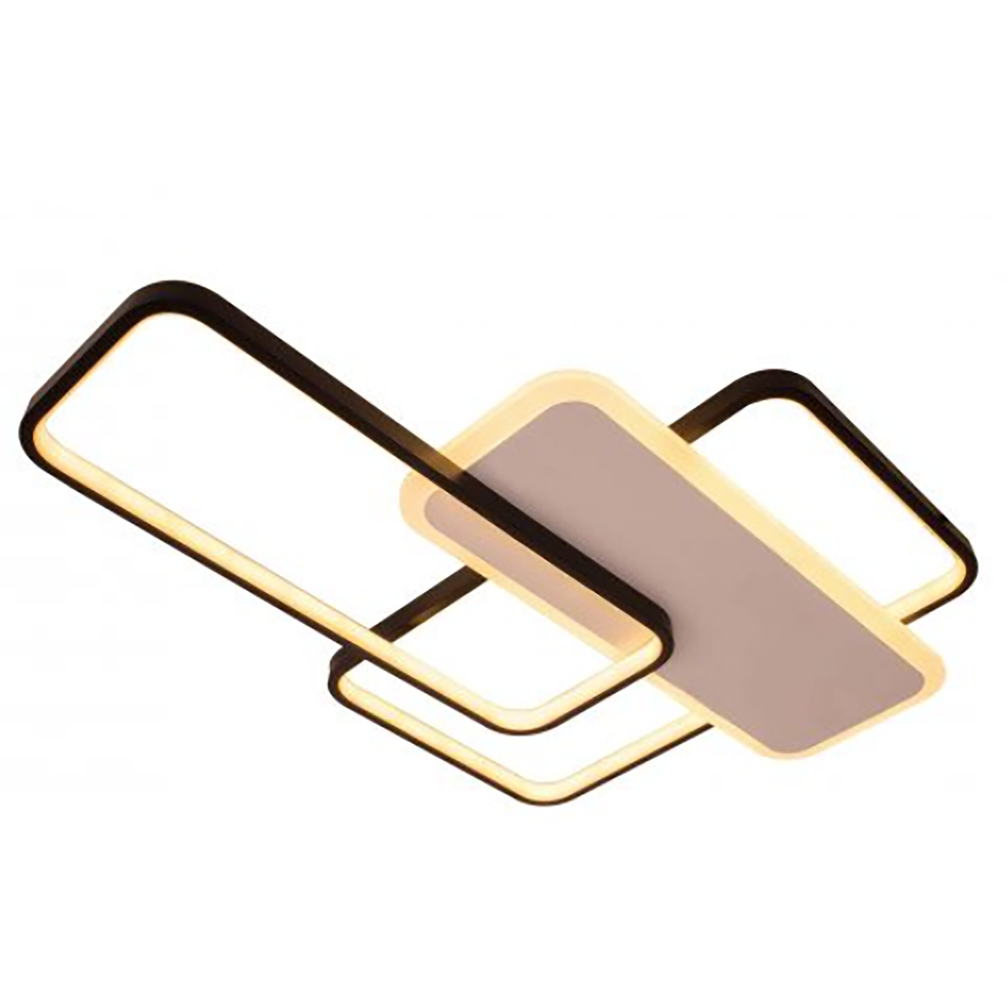 Lustra LED Clics Coral, 126W, Reglabila prin Aplicatie IOS / Android si telecomanda, Lumina calda, rece, neutra