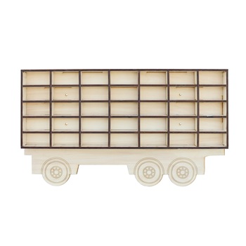 Remorca suplimentara pentru raft in forma de camion din lemn 77 x 45 x 5 cm Remorca suplimentara pentru raft in forma de camion din lemn 77 x 45 x 5 cm