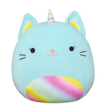 Perna de plus Moale, Unicorn Squishmallow, Turcoaz, 30 cm Perna de plus Moale, Unicorn Squishmallow, Turcoaz, 30 cm