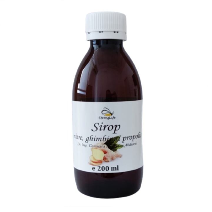 Gyömbér szirup és propolisz méhmézzel, Dr. Ing. Cornelia Dostetan Abalaru méhész - 200ml