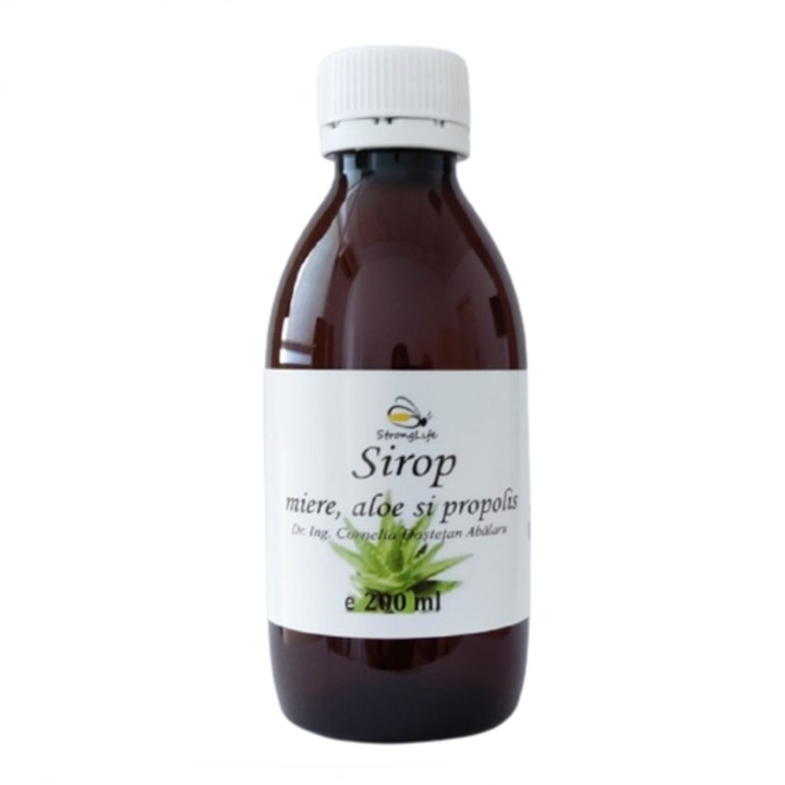 Dr. Ing. Cornelia Dostetan Abalaru méhész aloe és propolisz szirup méhmézzel - 200 ml