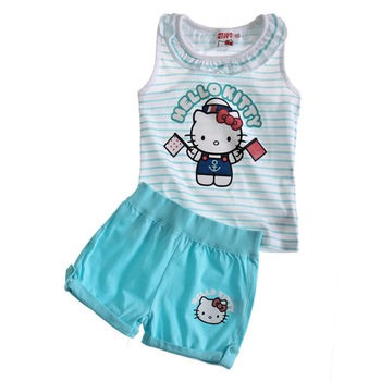 Set de vara Hello Kitty alb/turcoaz Set de vara Hello Kitty alb/turcoaz