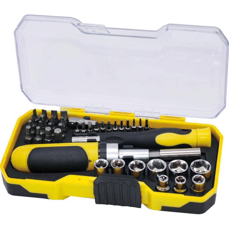 Set 41 biti maner cu clichet CROWNMAN