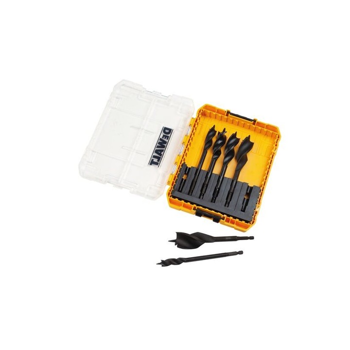 Set burghie pentru lemn 9 bucati, 12-32mm, DeWALT, DT70751