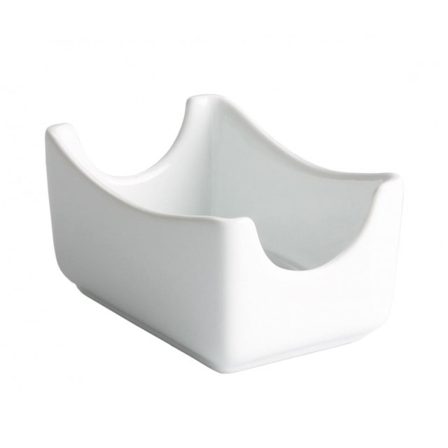 Set 6x Suport din portelan pentru pliculete zahar