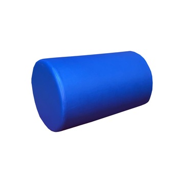 Rola Bobath 22x40 cm, pentru gimnastica si recuperare, burete cu husa din piele sintetica, Albastru Rola Bobath 22x40 cm, pentru gimnastica si recuperare, burete cu husa din piele sintetica, Albastru