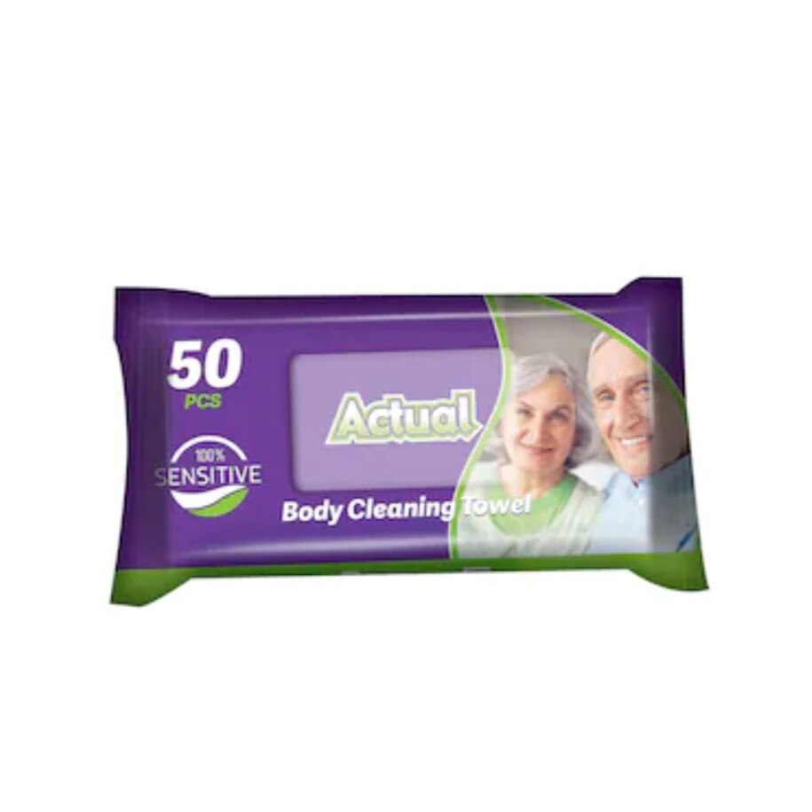 Servetele umede pentru incontenenta cu capac ACTUAL 50 bucati