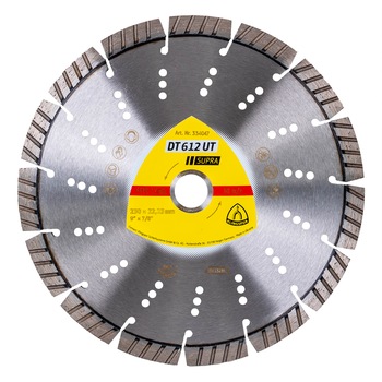 Disc diamantat de debitare Klingspor DT 612 UT Supra, 230x22.23mm / EXT 334047 Disc diamantat de debitare Klingspor DT 612 UT Supra, 230x22.23mm / EXT 334047