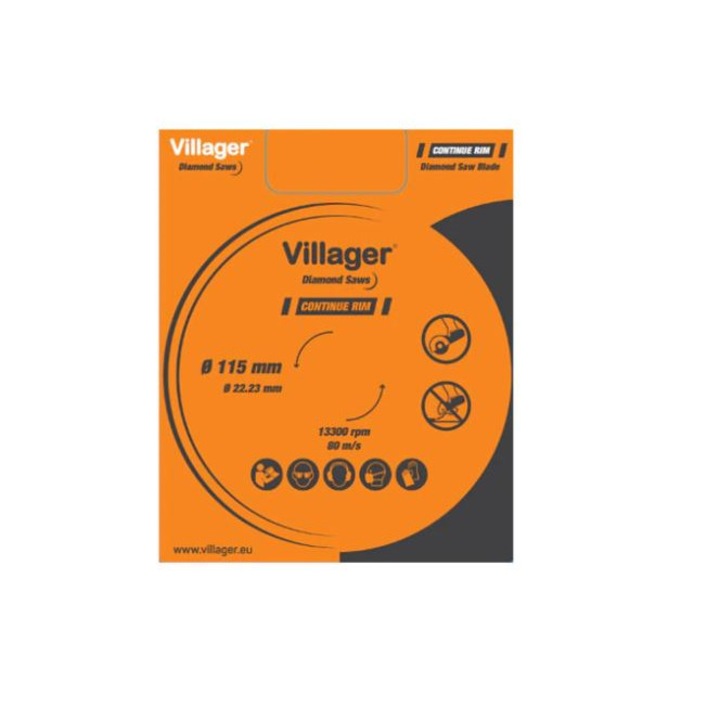 Disc taiere diamantat - turbo DCBT-125 mm Villager VL060660