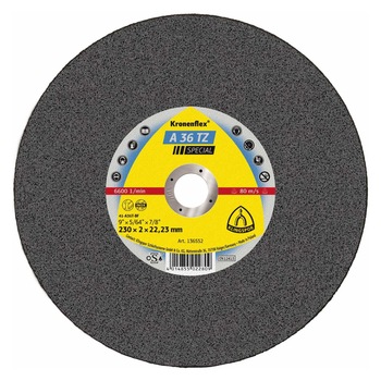 Disc de debitare inox Klingspor A 36 TZ Special 230x2x22.23 mm Disc de debitare inox Klingspor A 36 TZ Special 230x2x22.23 mm